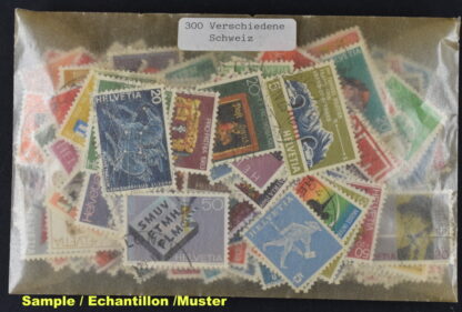 SWITZERLAND, 300 DIFFERENT STAMPS - Image 2