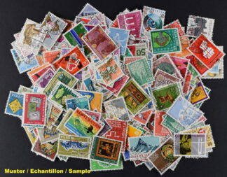 SWITZERLAND, 300 DIFFERENT STAMPS