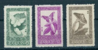 North Korea – Rare 1965 Silk Farming Set, Never Hinged