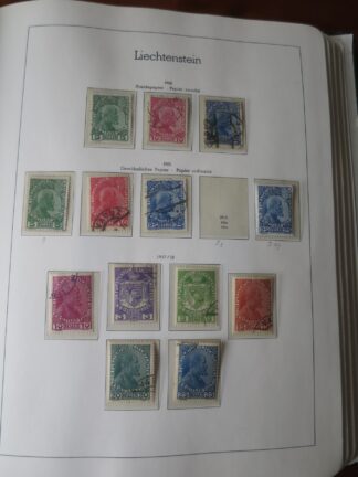 LIECHTENSTEIN, FINE OLD COLLECTION, HIGH CATALOG VALUE!