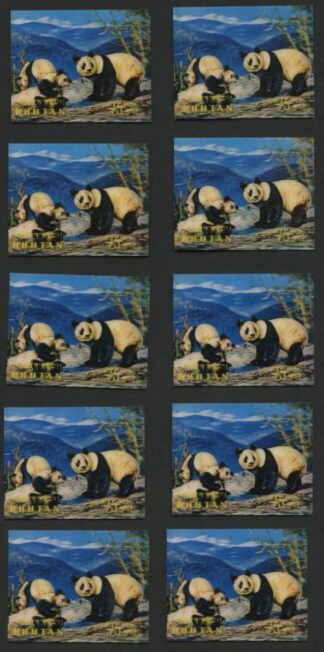 BHUTAN, GIANT PANDA, NICE STAMP  3-D STAMP PER 10x, MNH!