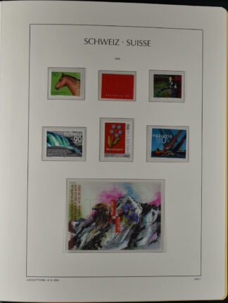 SCHWEIZ, CHF 616 FRANKATUR IN KaBe-VORDRUCKALBUM1979-2003