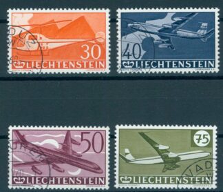 LIECHTENSTEIN, AIRPOST 1960 VFU SET