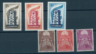 EUROPA 1956, Complete Yearset  six countries NH / <i>EUROPA 1956, kompletter Jahrgang der sechs Laender, postfrisch</i>