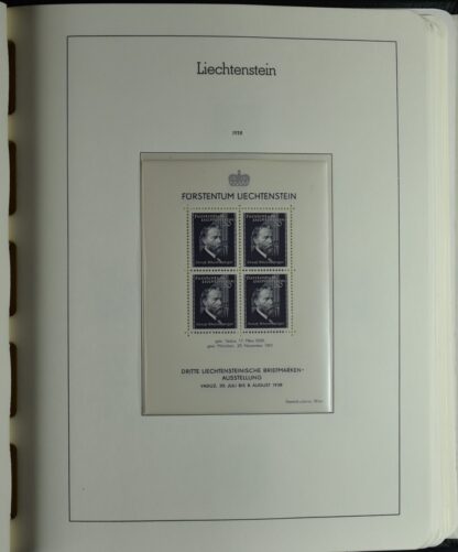 LIECHTENSTEIN EXCELLENT COLLECTION 1912/2000 TWO LIGHTHOUSE ALBUMS /<i>LIECHTENSTEIN – AUSGEZEICHNETE SAMMLUNG 1912/2000 IN ZWEI LEUCHTTURM-ALBEN ungebraucht oder postfrisch</i> - Image 21