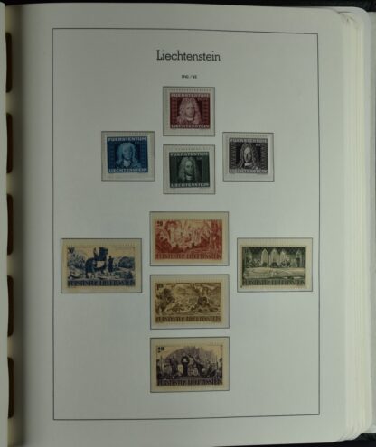 LIECHTENSTEIN EXCELLENT COLLECTION 1912/2000 TWO LIGHTHOUSE ALBUMS /<i>LIECHTENSTEIN – AUSGEZEICHNETE SAMMLUNG 1912/2000 IN ZWEI LEUCHTTURM-ALBEN ungebraucht oder postfrisch</i> - Image 24