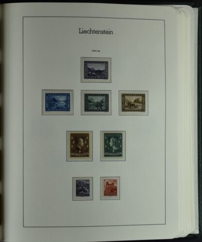 LIECHTENSTEIN EXCELLENT COLLECTION 1912/2000 TWO LIGHTHOUSE ALBUMS /<i>LIECHTENSTEIN – AUSGEZEICHNETE SAMMLUNG 1912/2000 IN ZWEI LEUCHTTURM-ALBEN ungebraucht oder postfrisch</i> - Image 26