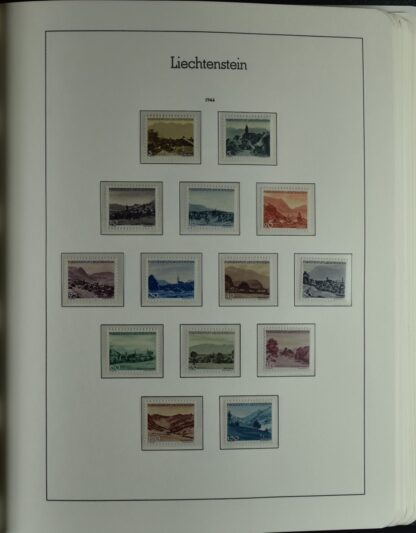 LIECHTENSTEIN EXCELLENT COLLECTION 1912/2000 TWO LIGHTHOUSE ALBUMS /<i>LIECHTENSTEIN – AUSGEZEICHNETE SAMMLUNG 1912/2000 IN ZWEI LEUCHTTURM-ALBEN ungebraucht oder postfrisch</i> - Image 27