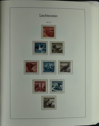 LIECHTENSTEIN EXCELLENT COLLECTION 1912/2000 TWO LIGHTHOUSE ALBUMS /<i>LIECHTENSTEIN – AUSGEZEICHNETE SAMMLUNG 1912/2000 IN ZWEI LEUCHTTURM-ALBEN ungebraucht oder postfrisch</i> - Image 30