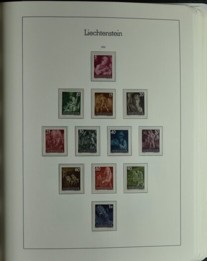 LIECHTENSTEIN EXCELLENT COLLECTION 1912/2000 TWO LIGHTHOUSE ALBUMS /<i>LIECHTENSTEIN – AUSGEZEICHNETE SAMMLUNG 1912/2000 IN ZWEI LEUCHTTURM-ALBEN ungebraucht oder postfrisch</i> - Image 32
