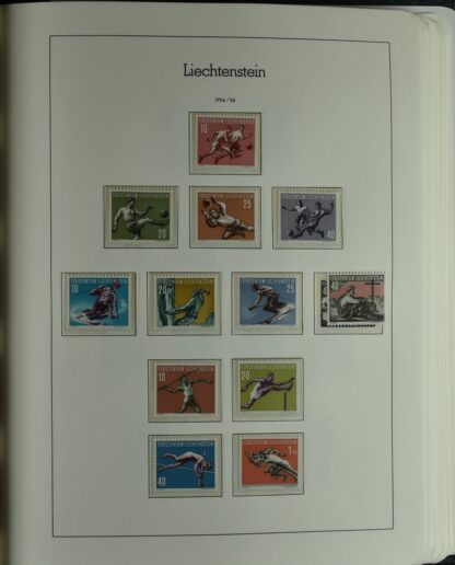 LIECHTENSTEIN EXCELLENT COLLECTION 1912/2000 TWO LIGHTHOUSE ALBUMS /<i>LIECHTENSTEIN – AUSGEZEICHNETE SAMMLUNG 1912/2000 IN ZWEI LEUCHTTURM-ALBEN ungebraucht oder postfrisch</i> - Image 35