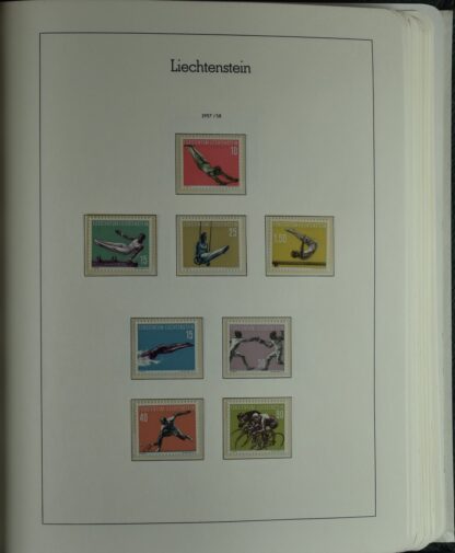 LIECHTENSTEIN EXCELLENT COLLECTION 1912/2000 TWO LIGHTHOUSE ALBUMS /<i>LIECHTENSTEIN – AUSGEZEICHNETE SAMMLUNG 1912/2000 IN ZWEI LEUCHTTURM-ALBEN ungebraucht oder postfrisch</i> - Image 37