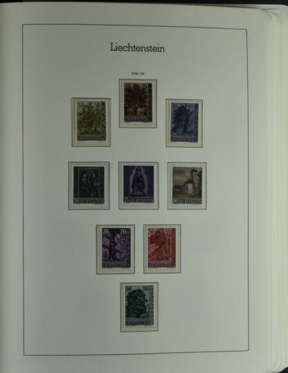 LIECHTENSTEIN EXCELLENT COLLECTION 1912/2000 TWO LIGHTHOUSE ALBUMS /<i>LIECHTENSTEIN – AUSGEZEICHNETE SAMMLUNG 1912/2000 IN ZWEI LEUCHTTURM-ALBEN ungebraucht oder postfrisch</i> - Image 39