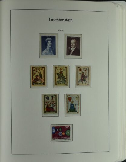 LIECHTENSTEIN EXCELLENT COLLECTION 1912/2000 TWO LIGHTHOUSE ALBUMS /<i>LIECHTENSTEIN – AUSGEZEICHNETE SAMMLUNG 1912/2000 IN ZWEI LEUCHTTURM-ALBEN ungebraucht oder postfrisch</i> - Image 42