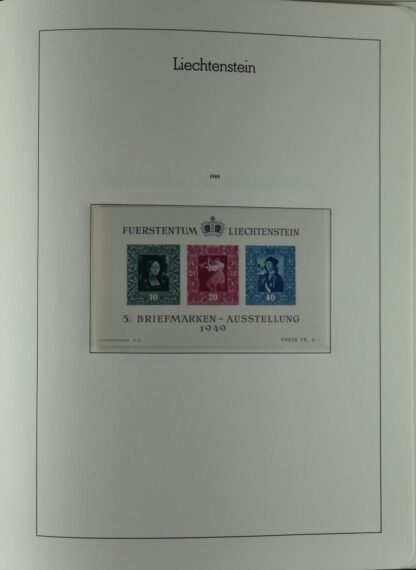 LIECHTENSTEIN EXCELLENT COLLECTION 1912/2000 TWO LIGHTHOUSE ALBUMS /<i>LIECHTENSTEIN – AUSGEZEICHNETE SAMMLUNG 1912/2000 IN ZWEI LEUCHTTURM-ALBEN ungebraucht oder postfrisch</i> - Image 54