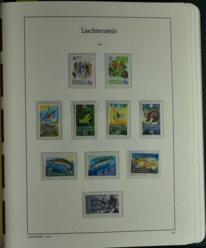 LIECHTENSTEIN EXCELLENT COLLECTION 1912/2000 TWO LIGHTHOUSE ALBUMS /<i>LIECHTENSTEIN – AUSGEZEICHNETE SAMMLUNG 1912/2000 IN ZWEI LEUCHTTURM-ALBEN ungebraucht oder postfrisch</i> - Image 69