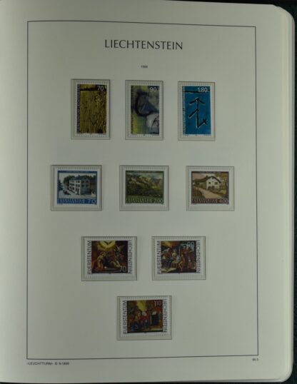 LIECHTENSTEIN EXCELLENT COLLECTION 1912/2000 TWO LIGHTHOUSE ALBUMS /<i>LIECHTENSTEIN – AUSGEZEICHNETE SAMMLUNG 1912/2000 IN ZWEI LEUCHTTURM-ALBEN ungebraucht oder postfrisch</i> - Image 76