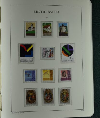 LIECHTENSTEIN EXCELLENT COLLECTION 1912/2000 TWO LIGHTHOUSE ALBUMS /<i>LIECHTENSTEIN – AUSGEZEICHNETE SAMMLUNG 1912/2000 IN ZWEI LEUCHTTURM-ALBEN ungebraucht oder postfrisch</i> - Image 79