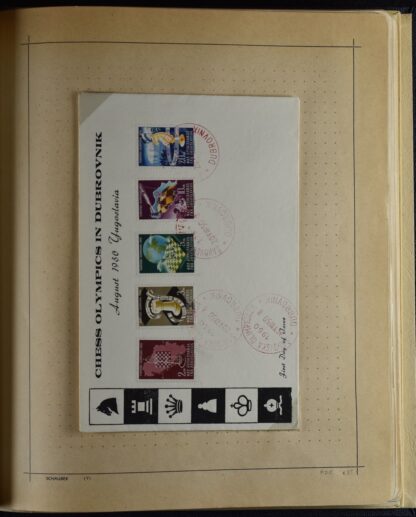 YUGOSLAVIA, FINE COLLECTION 1918-USED WITH MANY BETTER IN OLD SCHAUBEK ALBUM /   - Image 10