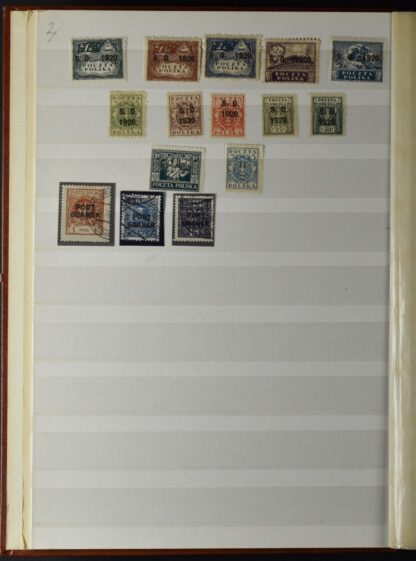 POLAND COLLECTION IN TWO STOCK BOOKS <i>POLEN, SAMMLUNG  IN 2 EINSTECKBÜCHERN, WIE ERHALTEN</i> - Image 22