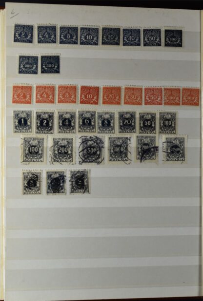 POLAND COLLECTION IN TWO STOCK BOOKS <i>POLEN, SAMMLUNG  IN 2 EINSTECKBÜCHERN, WIE ERHALTEN</i> - Image 18