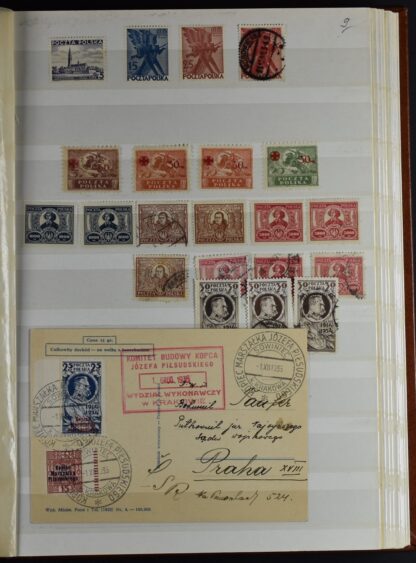 POLAND COLLECTION IN TWO STOCK BOOKS <i>POLEN, SAMMLUNG  IN 2 EINSTECKBÜCHERN, WIE ERHALTEN</i> - Image 16