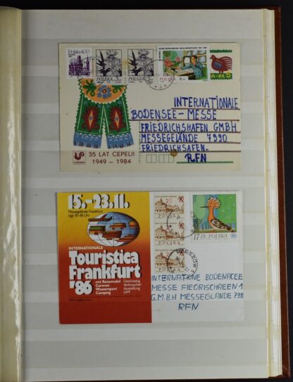 POLAND COLLECTION IN TWO STOCK BOOKS <i>POLEN, SAMMLUNG  IN 2 EINSTECKBÜCHERN, WIE ERHALTEN</i> - Image 9