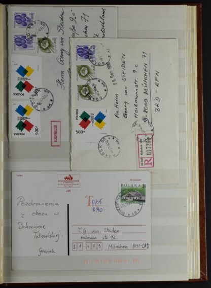 POLAND COLLECTION IN TWO STOCK BOOKS <i>POLEN, SAMMLUNG  IN 2 EINSTECKBÜCHERN, WIE ERHALTEN</i> - Image 4