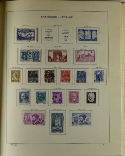 FRANCE, GOOD COLLECTION 1849/1970 INCLUDING EXCELLENT VALUES E.G. SOUVENIR SHEET 1925 NH / <i>Frankreich gute alte Sammlung 1849/70 mit besseren Werten wie Parisblock 1925 postfrisch</i> - Image 17