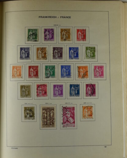 FRANCE, GOOD COLLECTION 1849/1970 INCLUDING EXCELLENT VALUES E.G. SOUVENIR SHEET 1925 NH / <i>Frankreich gute alte Sammlung 1849/70 mit besseren Werten wie Parisblock 1925 postfrisch</i> - Image 18