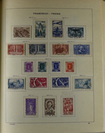 FRANCE, GOOD COLLECTION 1849/1970 INCLUDING EXCELLENT VALUES E.G. SOUVENIR SHEET 1925 NH / <i>Frankreich gute alte Sammlung 1849/70 mit besseren Werten wie Parisblock 1925 postfrisch</i> - Image 20