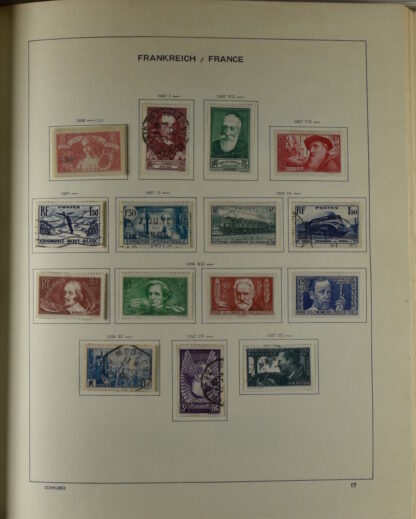 FRANCE, GOOD COLLECTION 1849/1970 INCLUDING EXCELLENT VALUES E.G. SOUVENIR SHEET 1925 NH / <i>Frankreich gute alte Sammlung 1849/70 mit besseren Werten wie Parisblock 1925 postfrisch</i> - Image 22
