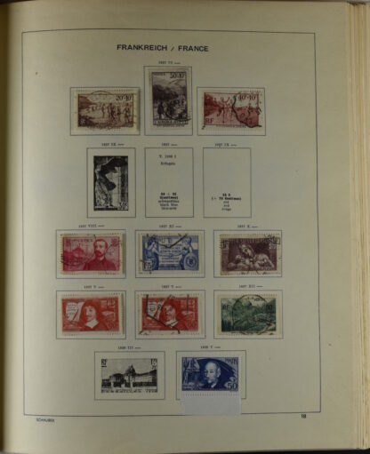 FRANCE, GOOD COLLECTION 1849/1970 INCLUDING EXCELLENT VALUES E.G. SOUVENIR SHEET 1925 NH / <i>Frankreich gute alte Sammlung 1849/70 mit besseren Werten wie Parisblock 1925 postfrisch</i> - Image 23