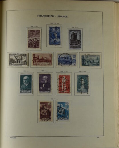 FRANCE, GOOD COLLECTION 1849/1970 INCLUDING EXCELLENT VALUES E.G. SOUVENIR SHEET 1925 NH / <i>Frankreich gute alte Sammlung 1849/70 mit besseren Werten wie Parisblock 1925 postfrisch</i> - Image 24