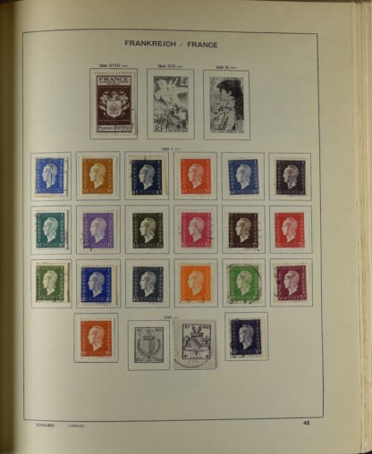 FRANCE, GOOD COLLECTION 1849/1970 INCLUDING EXCELLENT VALUES E.G. SOUVENIR SHEET 1925 NH / <i>Frankreich gute alte Sammlung 1849/70 mit besseren Werten wie Parisblock 1925 postfrisch</i> - Image 41