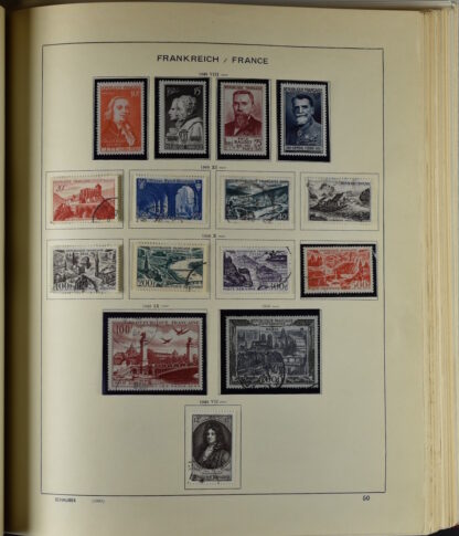 FRANCE, GOOD COLLECTION 1849/1970 INCLUDING EXCELLENT VALUES E.G. SOUVENIR SHEET 1925 NH / <i>Frankreich gute alte Sammlung 1849/70 mit besseren Werten wie Parisblock 1925 postfrisch</i> - Image 49