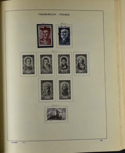 FRANCE, GOOD COLLECTION 1849/1970 INCLUDING EXCELLENT VALUES E.G. SOUVENIR SHEET 1925 NH / <i>Frankreich gute alte Sammlung 1849/70 mit besseren Werten wie Parisblock 1925 postfrisch</i> - Image 51