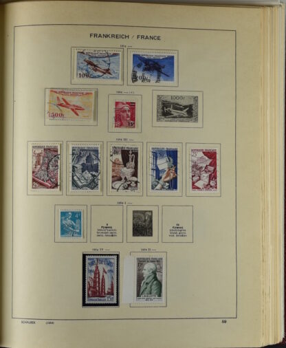 FRANCE, GOOD COLLECTION 1849/1970 INCLUDING EXCELLENT VALUES E.G. SOUVENIR SHEET 1925 NH / <i>Frankreich gute alte Sammlung 1849/70 mit besseren Werten wie Parisblock 1925 postfrisch</i> - Image 58