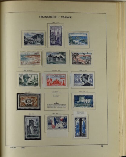 FRANCE, GOOD COLLECTION 1849/1970 INCLUDING EXCELLENT VALUES E.G. SOUVENIR SHEET 1925 NH / <i>Frankreich gute alte Sammlung 1849/70 mit besseren Werten wie Parisblock 1925 postfrisch</i> - Image 59