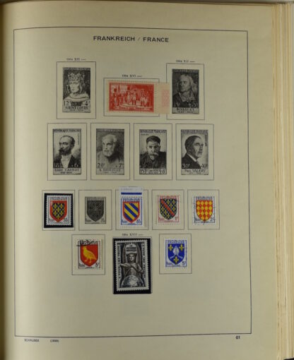 FRANCE, GOOD COLLECTION 1849/1970 INCLUDING EXCELLENT VALUES E.G. SOUVENIR SHEET 1925 NH / <i>Frankreich gute alte Sammlung 1849/70 mit besseren Werten wie Parisblock 1925 postfrisch</i> - Image 60