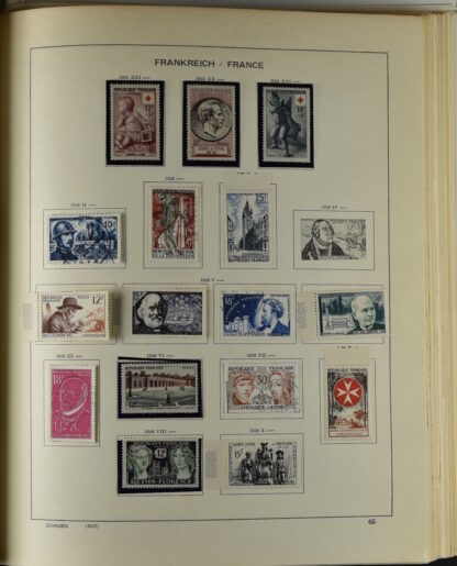 FRANCE, GOOD COLLECTION 1849/1970 INCLUDING EXCELLENT VALUES E.G. SOUVENIR SHEET 1925 NH / <i>Frankreich gute alte Sammlung 1849/70 mit besseren Werten wie Parisblock 1925 postfrisch</i> - Image 64