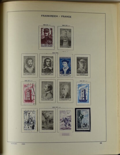 FRANCE, GOOD COLLECTION 1849/1970 INCLUDING EXCELLENT VALUES E.G. SOUVENIR SHEET 1925 NH / <i>Frankreich gute alte Sammlung 1849/70 mit besseren Werten wie Parisblock 1925 postfrisch</i> - Image 65