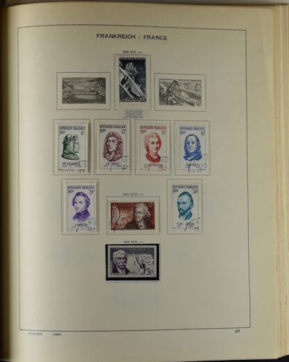 FRANCE, GOOD COLLECTION 1849/1970 INCLUDING EXCELLENT VALUES E.G. SOUVENIR SHEET 1925 NH / <i>Frankreich gute alte Sammlung 1849/70 mit besseren Werten wie Parisblock 1925 postfrisch</i> - Image 66