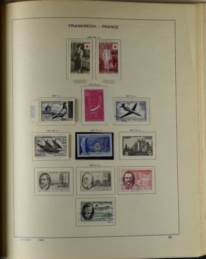 FRANCE, GOOD COLLECTION 1849/1970 INCLUDING EXCELLENT VALUES E.G. SOUVENIR SHEET 1925 NH / <i>Frankreich gute alte Sammlung 1849/70 mit besseren Werten wie Parisblock 1925 postfrisch</i> - Image 67
