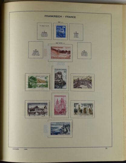 FRANCE, GOOD COLLECTION 1849/1970 INCLUDING EXCELLENT VALUES E.G. SOUVENIR SHEET 1925 NH / <i>Frankreich gute alte Sammlung 1849/70 mit besseren Werten wie Parisblock 1925 postfrisch</i> - Image 68