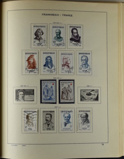 FRANCE, GOOD COLLECTION 1849/1970 INCLUDING EXCELLENT VALUES E.G. SOUVENIR SHEET 1925 NH / <i>Frankreich gute alte Sammlung 1849/70 mit besseren Werten wie Parisblock 1925 postfrisch</i> - Image 69