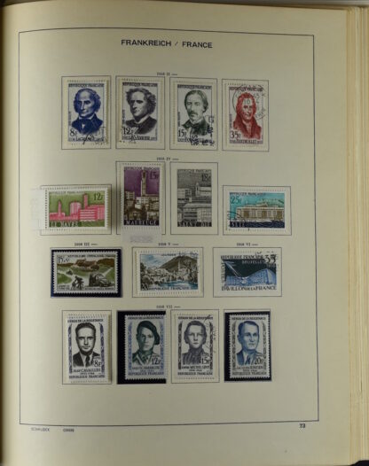FRANCE, GOOD COLLECTION 1849/1970 INCLUDING EXCELLENT VALUES E.G. SOUVENIR SHEET 1925 NH / <i>Frankreich gute alte Sammlung 1849/70 mit besseren Werten wie Parisblock 1925 postfrisch</i> - Image 70