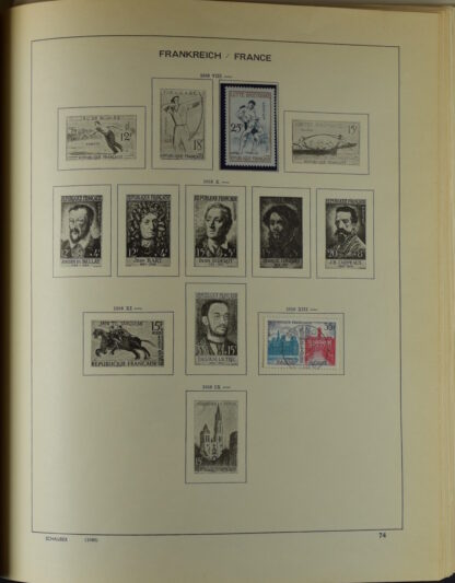 FRANCE, GOOD COLLECTION 1849/1970 INCLUDING EXCELLENT VALUES E.G. SOUVENIR SHEET 1925 NH / <i>Frankreich gute alte Sammlung 1849/70 mit besseren Werten wie Parisblock 1925 postfrisch</i> - Image 71