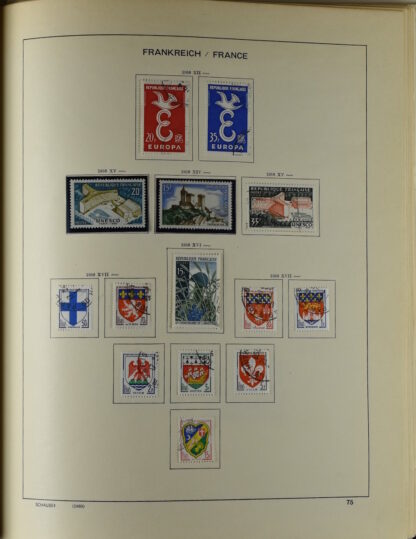 FRANCE, GOOD COLLECTION 1849/1970 INCLUDING EXCELLENT VALUES E.G. SOUVENIR SHEET 1925 NH / <i>Frankreich gute alte Sammlung 1849/70 mit besseren Werten wie Parisblock 1925 postfrisch</i> - Image 72