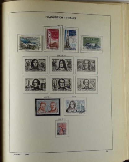 FRANCE, GOOD COLLECTION 1849/1970 INCLUDING EXCELLENT VALUES E.G. SOUVENIR SHEET 1925 NH / <i>Frankreich gute alte Sammlung 1849/70 mit besseren Werten wie Parisblock 1925 postfrisch</i> - Image 75